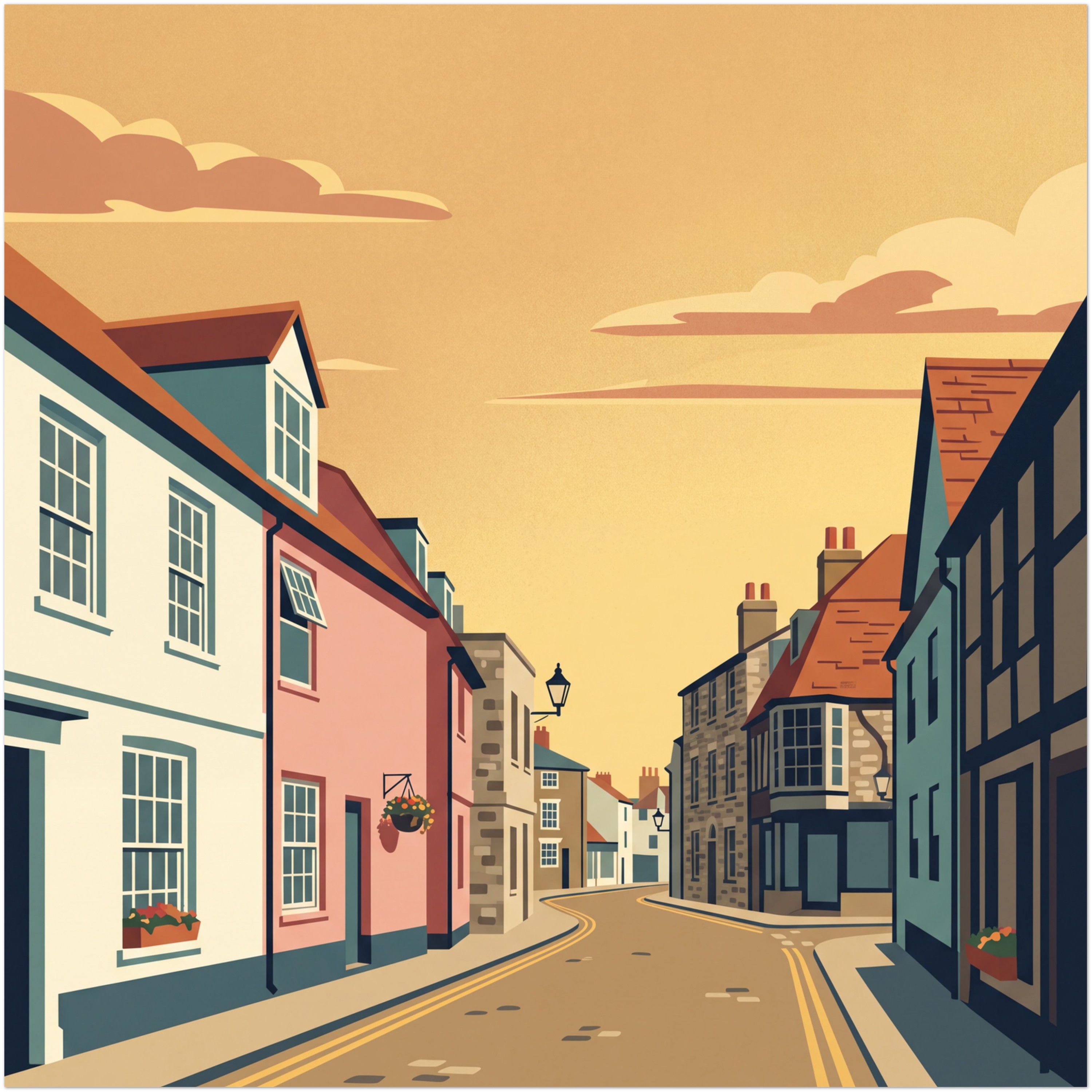 Middle Street Print | Deal, Kent