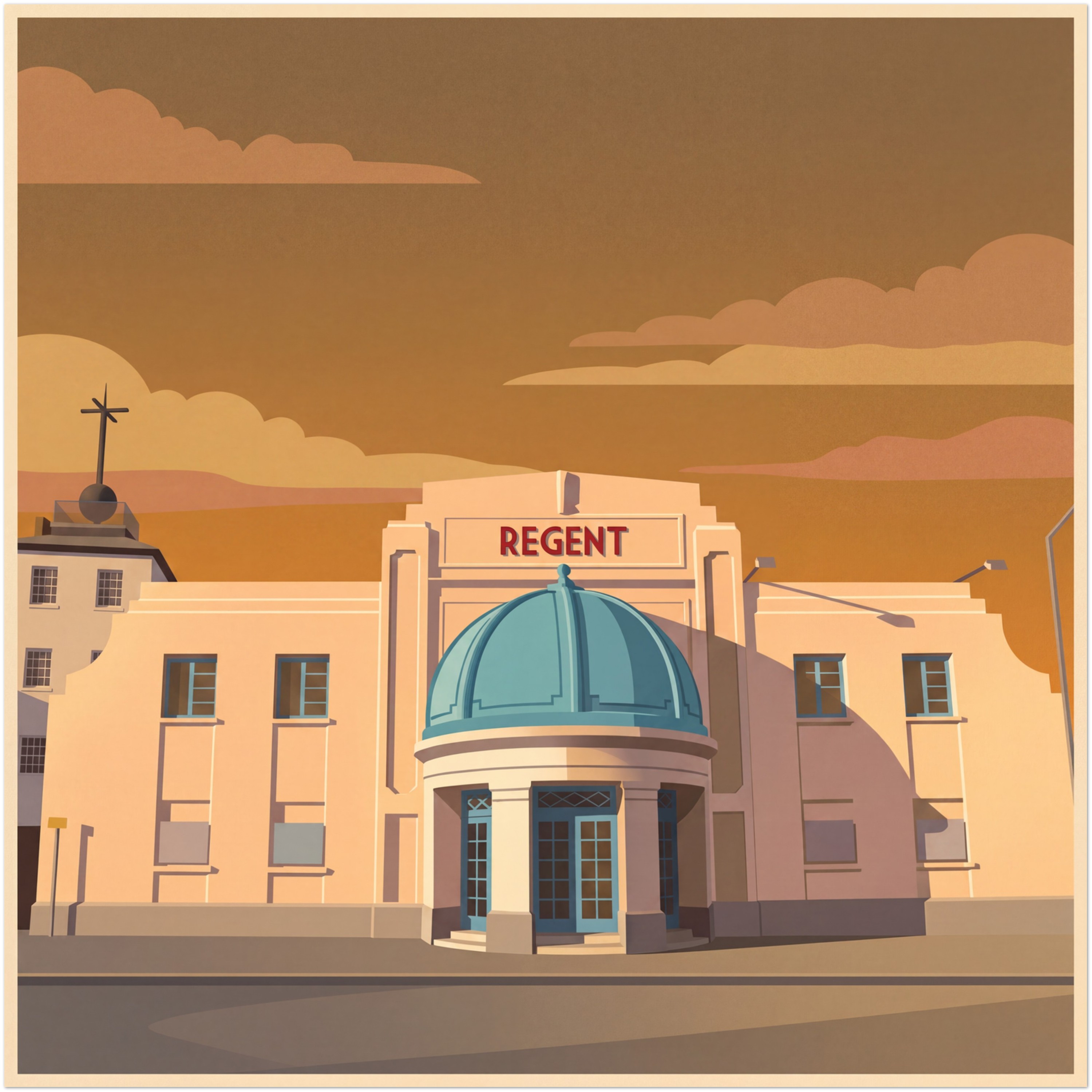 Regent Design Art Print by Crafts by Jon