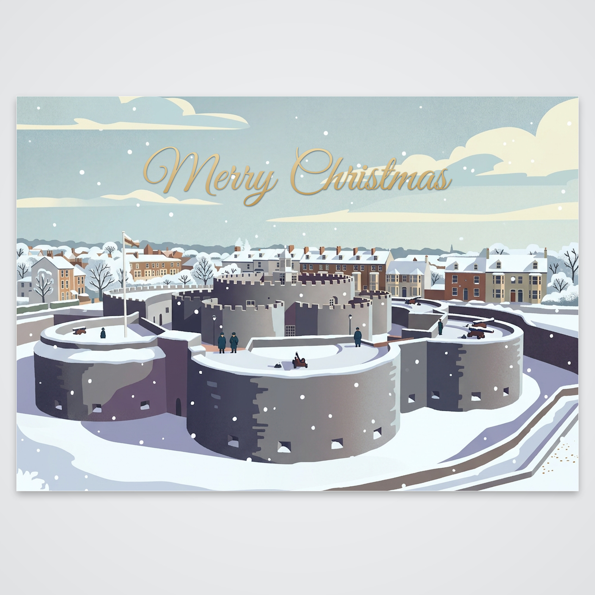 Deal Castle Christmas Card