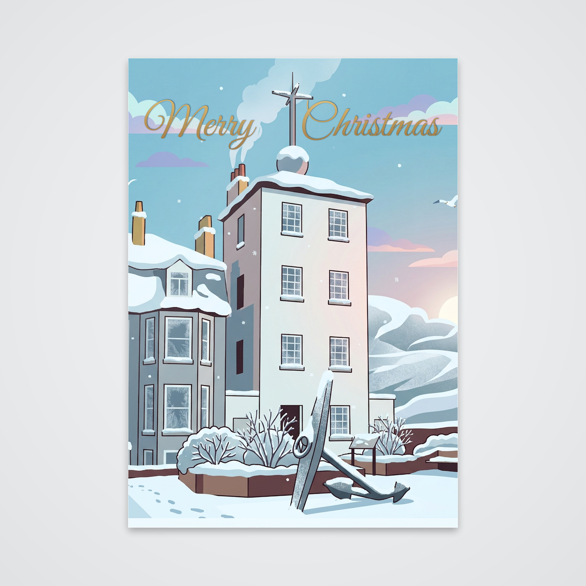 Deal Timeball Tower Christmas Card