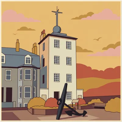 Deal Timeball Tower Art Print