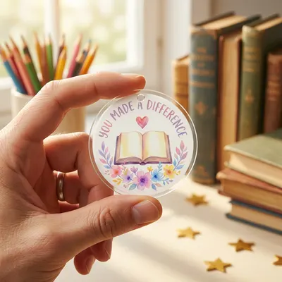 You Made a Difference Acrylic Keyring
