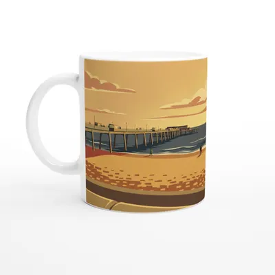 Deal Pier Ceramic Mug
